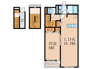 ピラーズ石田の物件間取画像